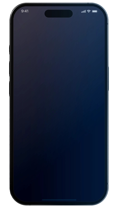 Interfaccia di trading mobile di Vertice Finviora