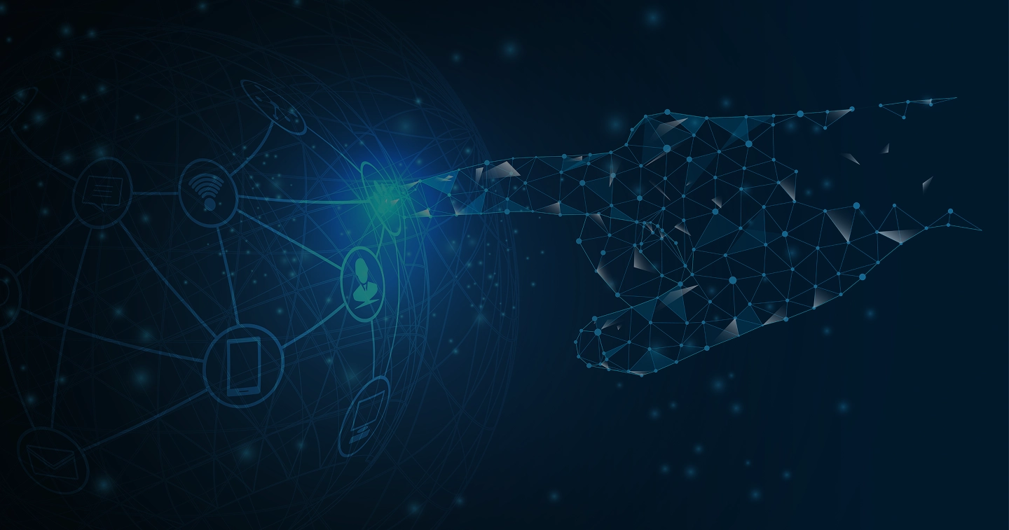 Grafica di sfondo della pagina contatti di Vertice Finviora